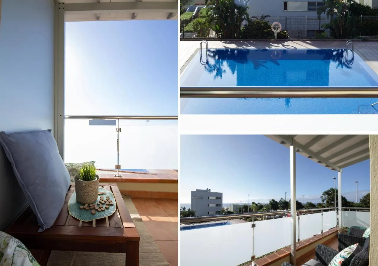 Coastal Apartment With Terrace And Pool Punta Del Hidalgo Španělsko